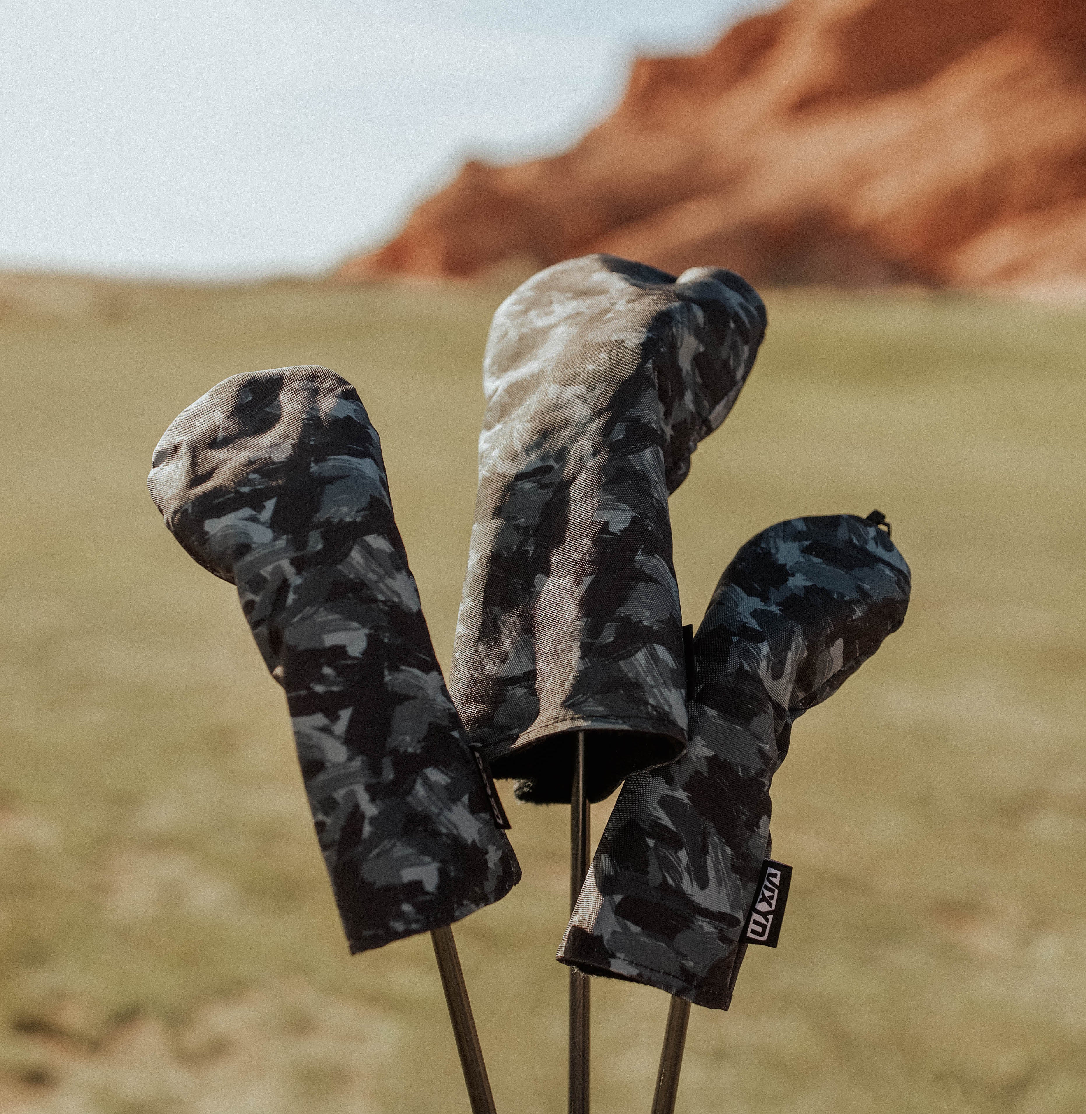 Black Brush Headcover (Full Set)
