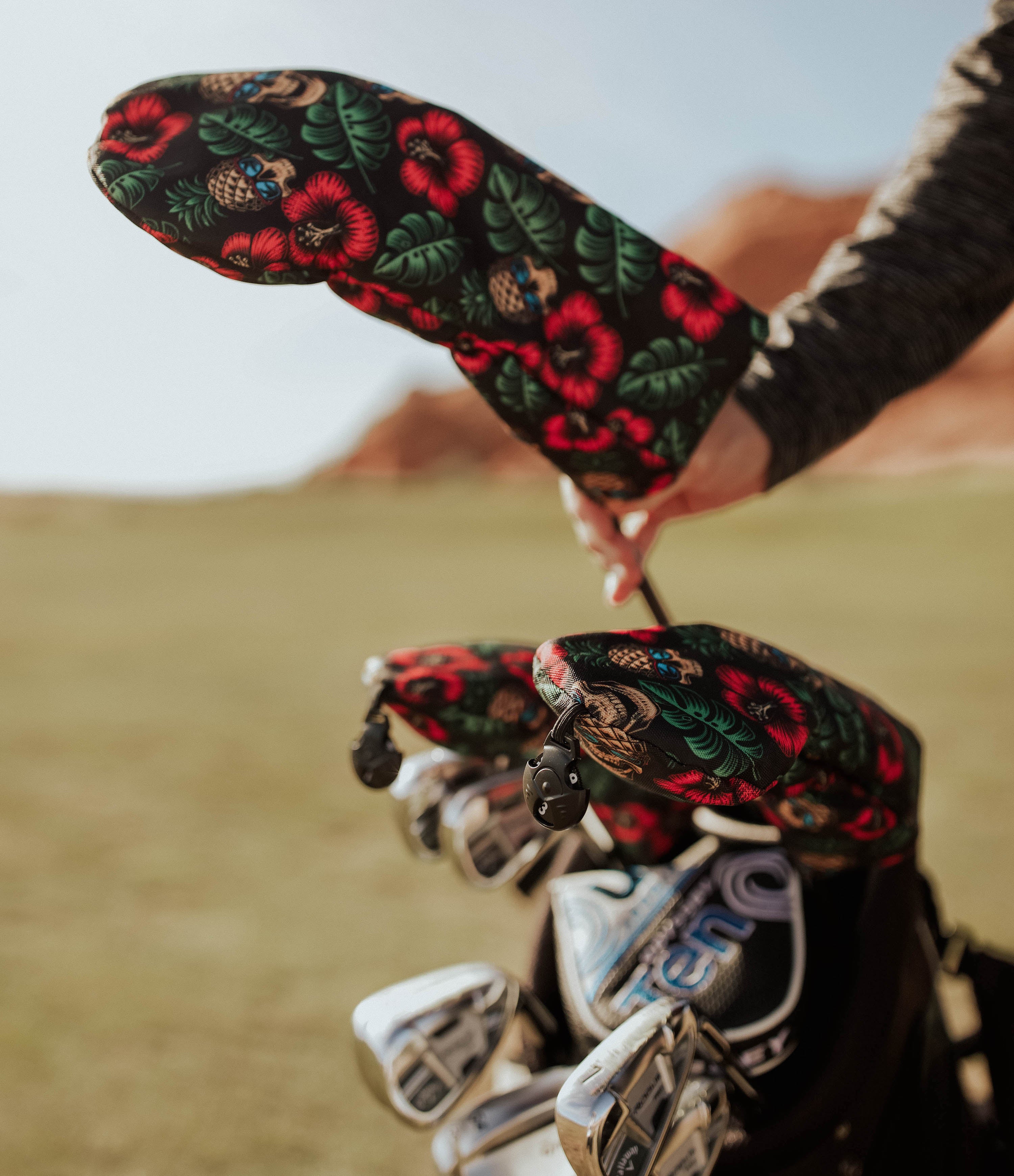 Pineapple Skull Headcover (Full Set)