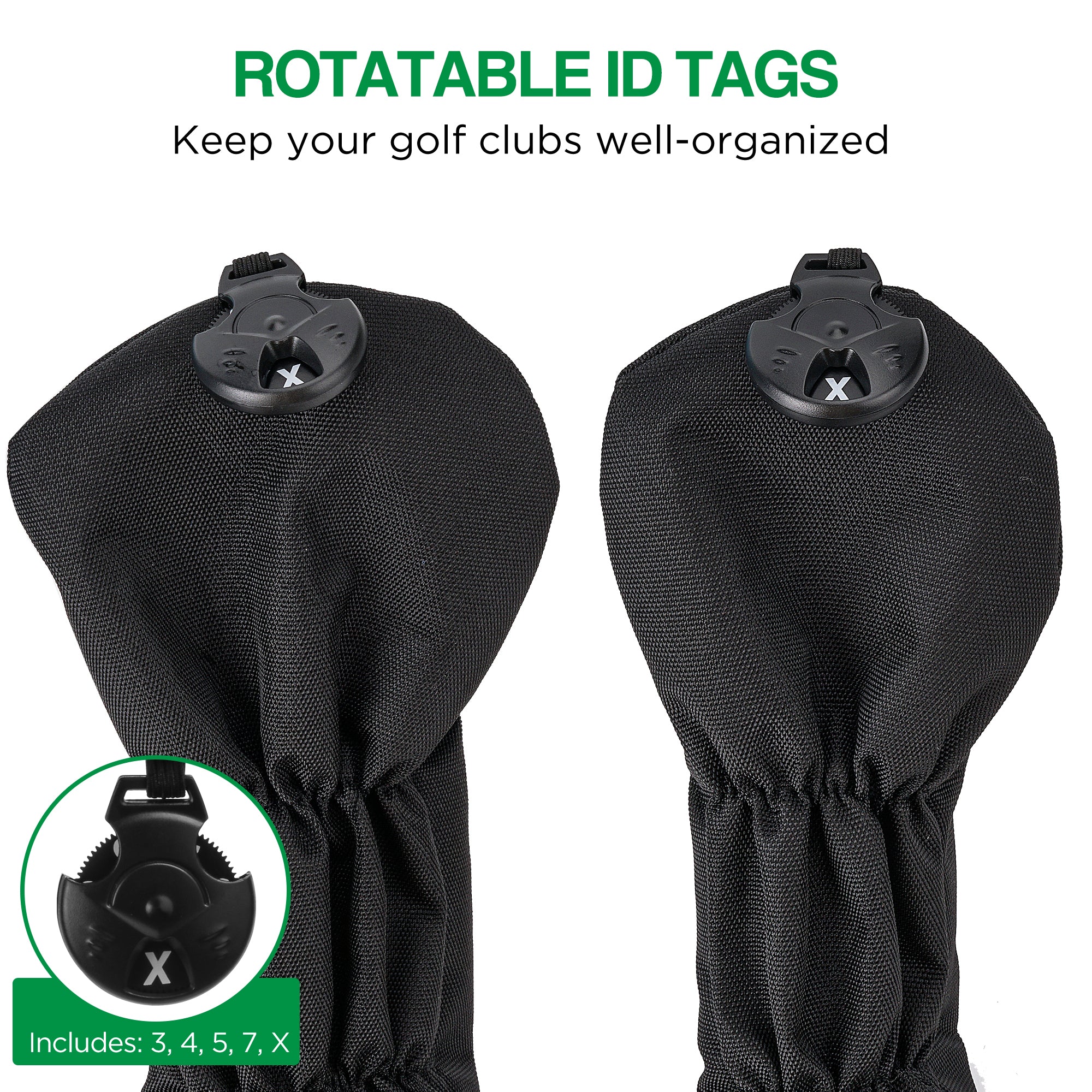 Black Headcover (Full Set) - 30% OFF