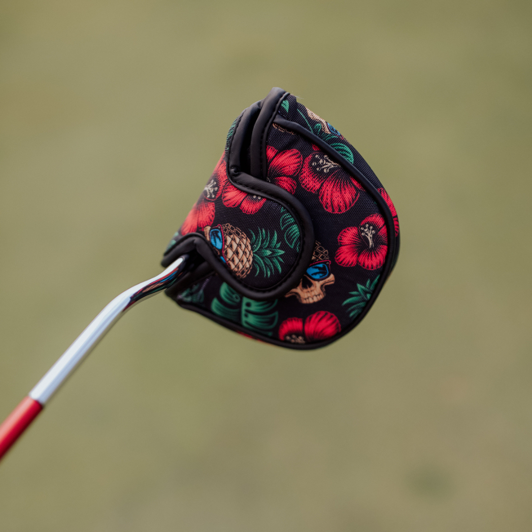 Pineapple Skull Mallet Putter Cover